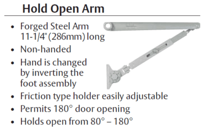 HOLD OPEN ARM