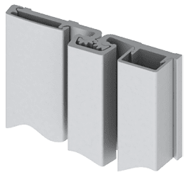 face mounted continuous hinge