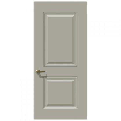 2-Panel Embossed Hollow Metal Door