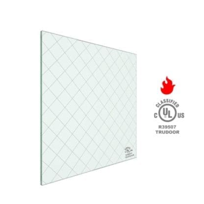Protect3 Fire-Rated Safety Wire Glass, 90-Minute Labeled