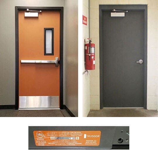 Fire-Rated Metal Door