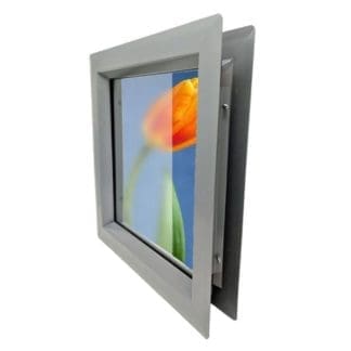 Air Louvers VSL Slimline Vision Lite Kit PAK with 1/4″ Frosted Acid Etched Safety Glass
