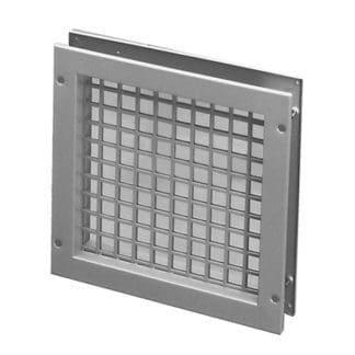 Air Louvers VLF-SG Vision Lite Frame with 12 Gauge Security Grille for 3/16″ to 1/4″ Glass, 1-3/4″ Thick Door