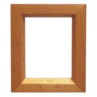 Air Louvers VWL Woodlite Slimline Steel Vision Lite Frame with Wood Veneer for 3/16″ to 1/4″ Glass, 1-3/4″ Thick Door