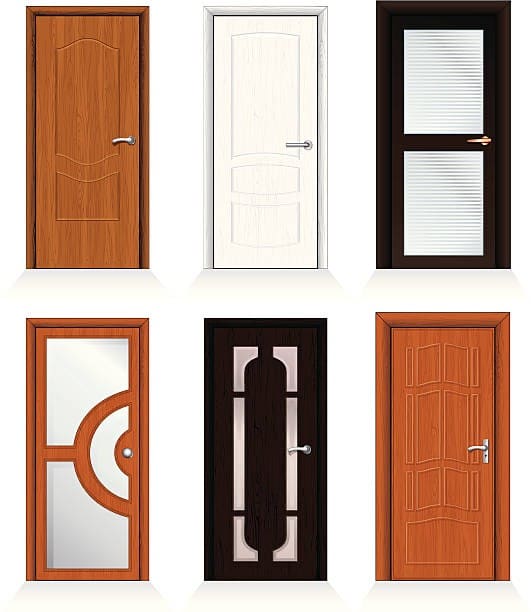 5 wood doors