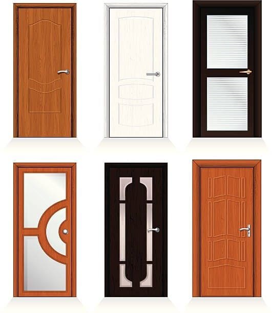 5 wood doors